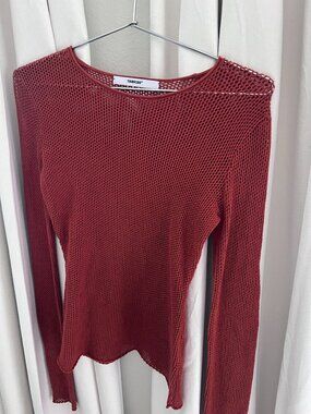 Tank Air Mesh Top in Mars